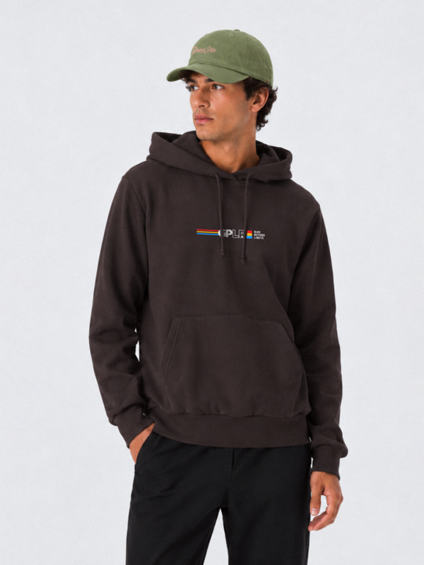 Poleron cafe con gorro