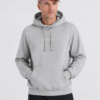 Poleron gris con gorro